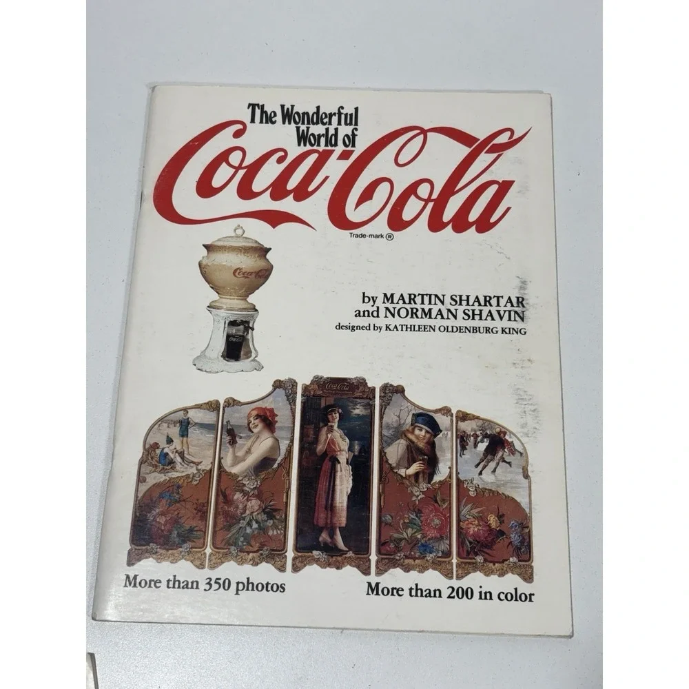 COKE SODA THE WONDERFUL WORLD OF COCA COLA PB BOOK 350+‎ PHOTOS SHARTAR & SHAVIN